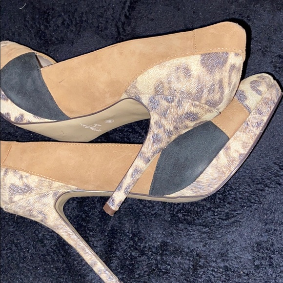 L’atelier London Suede block colour 4 1/2” heels - Picture 4 of 7